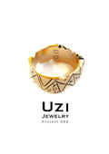 18K GOLD RING WITH FU*K HAND ENGRAVE