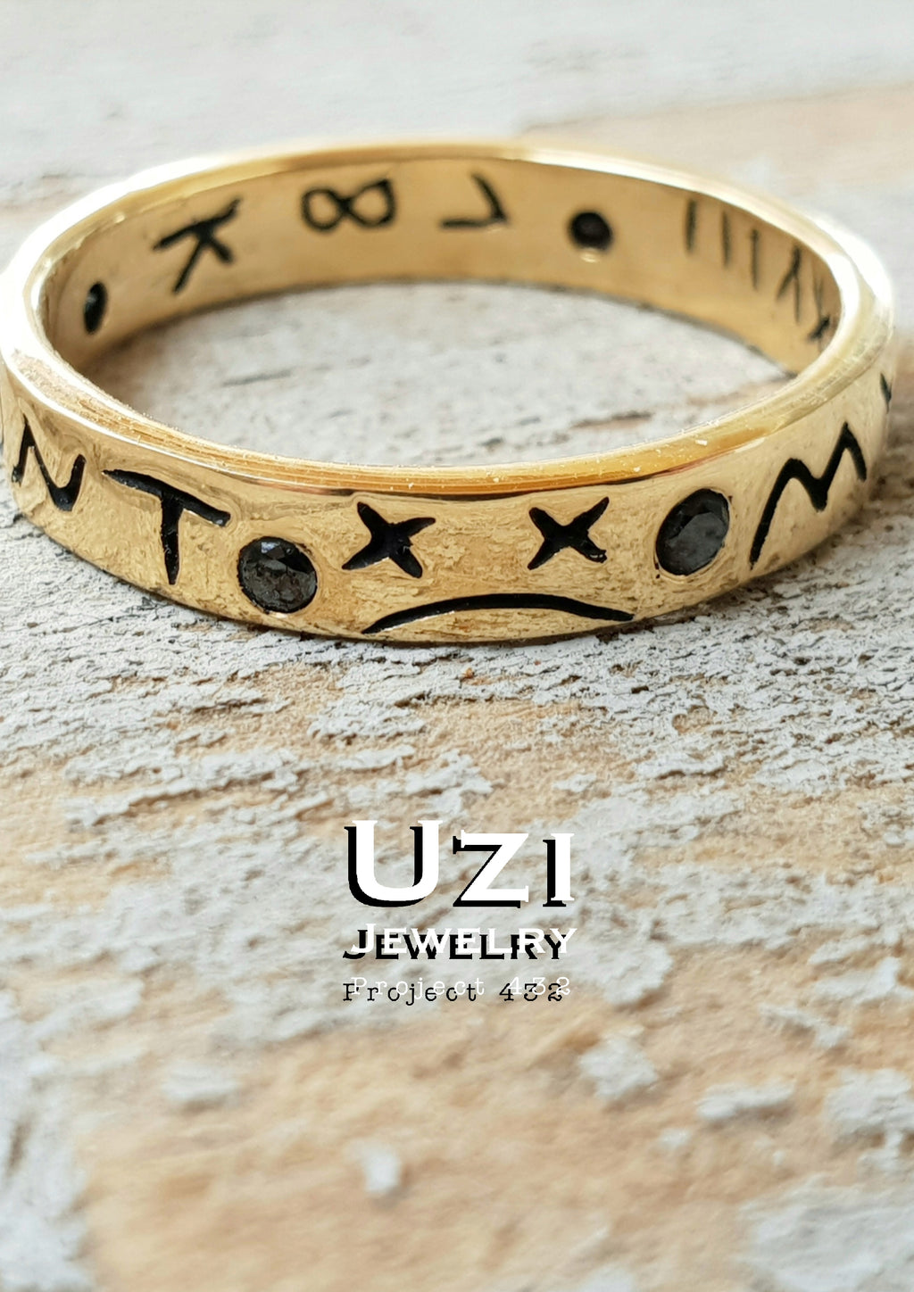 18K GOLD RING BITCי DONT X_X MY VIBE