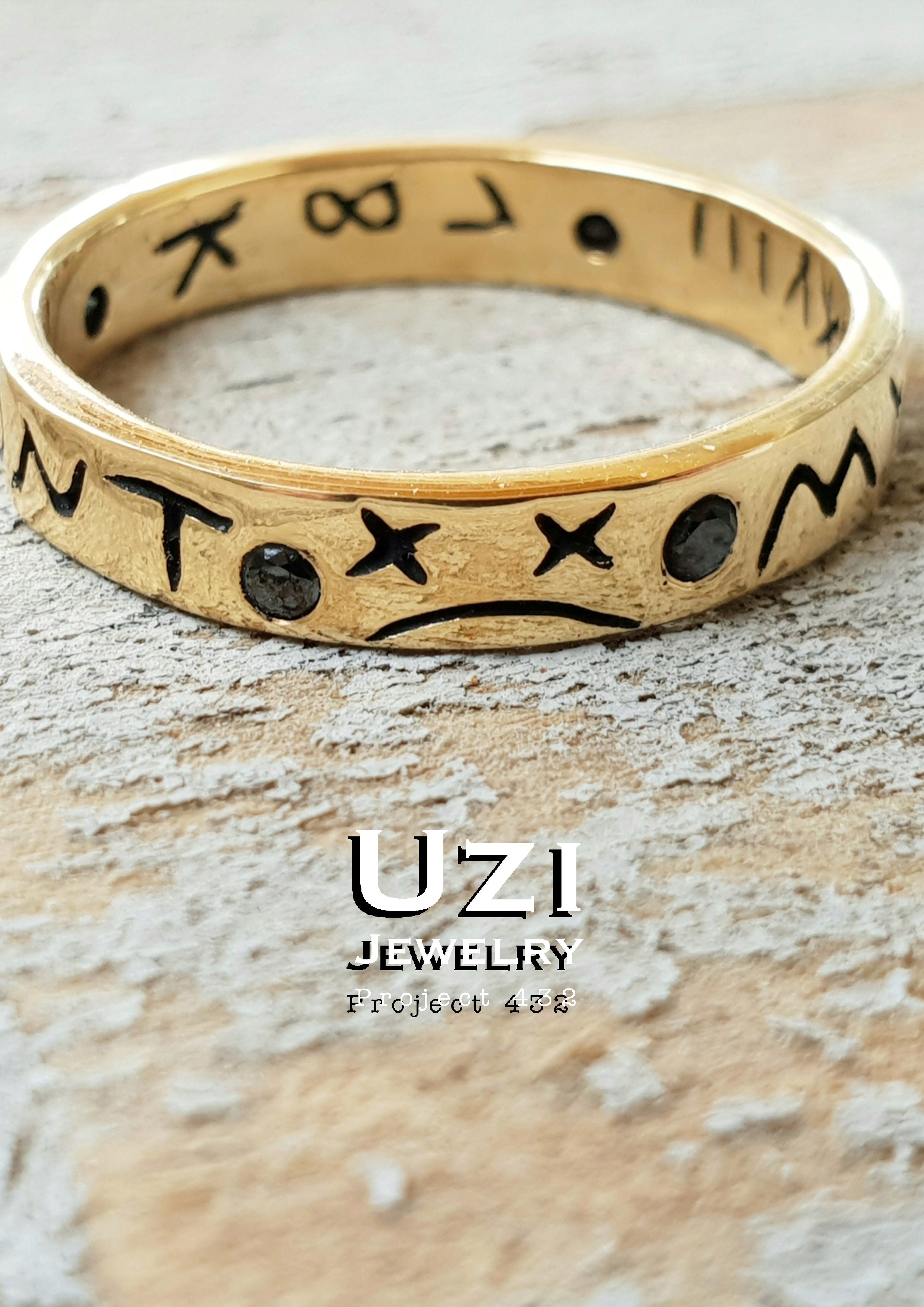18K GOLD RING BITCי DONT X_X MY VIBE