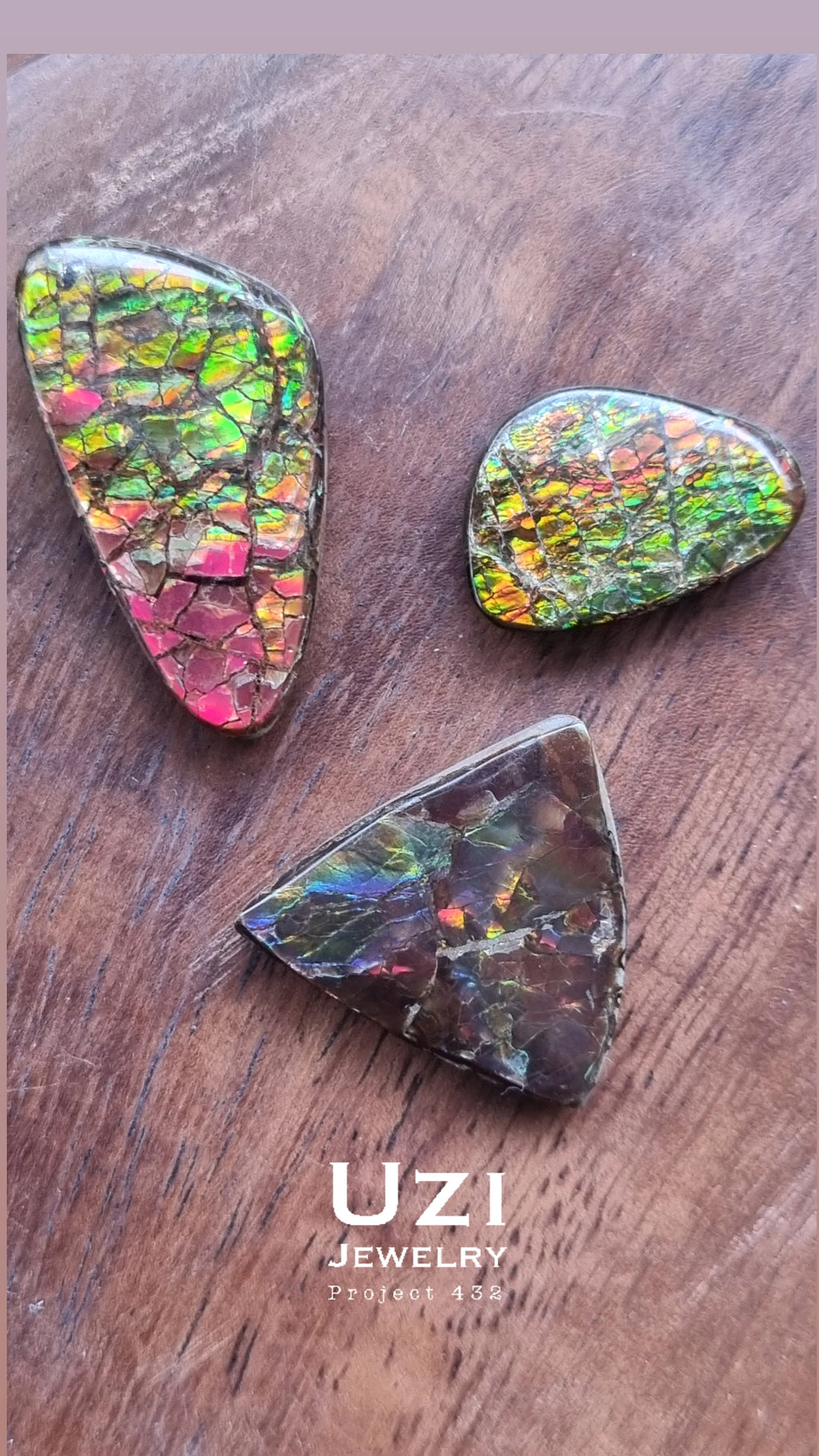 Natural gemstones cabochons cut collection