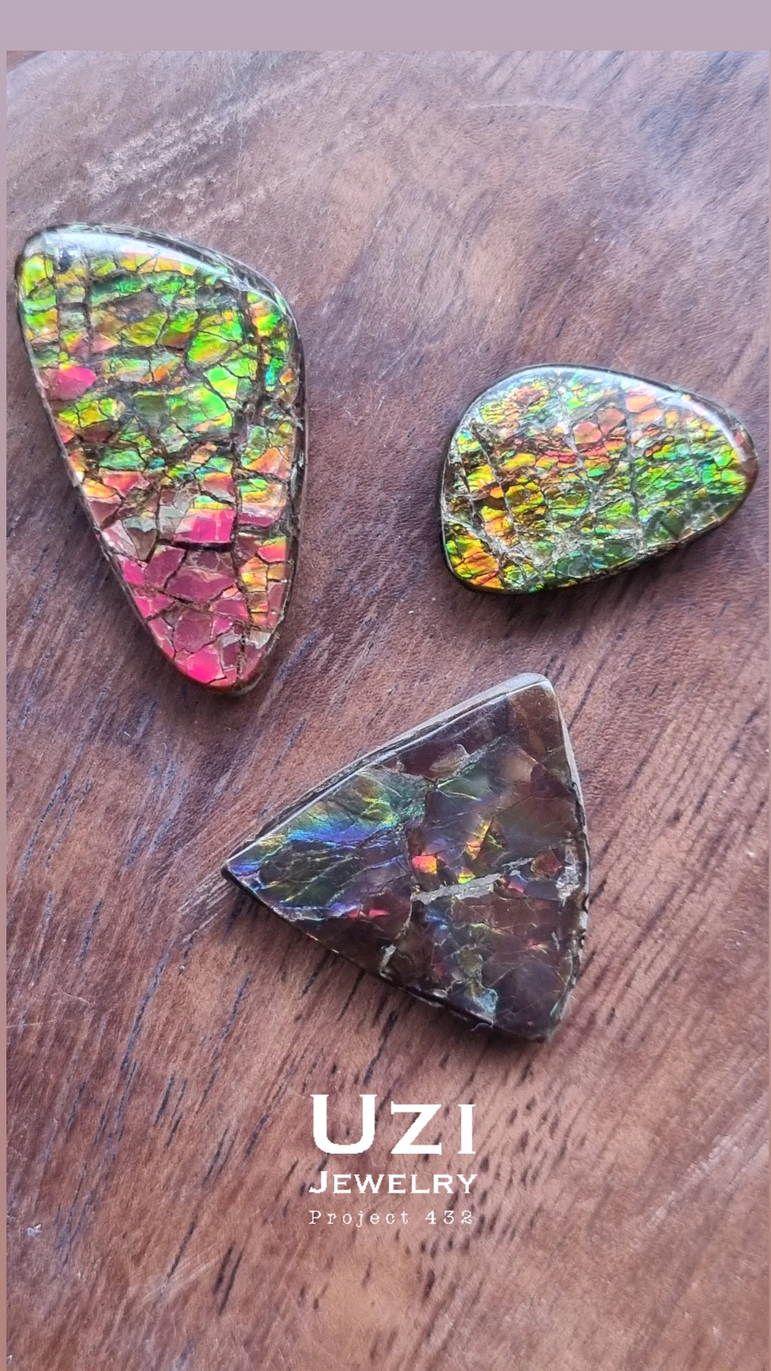 Natural gemstones cabochons cut collection